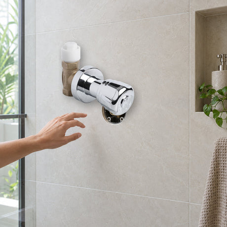 Registro sencillo para baño Nuquí cromado