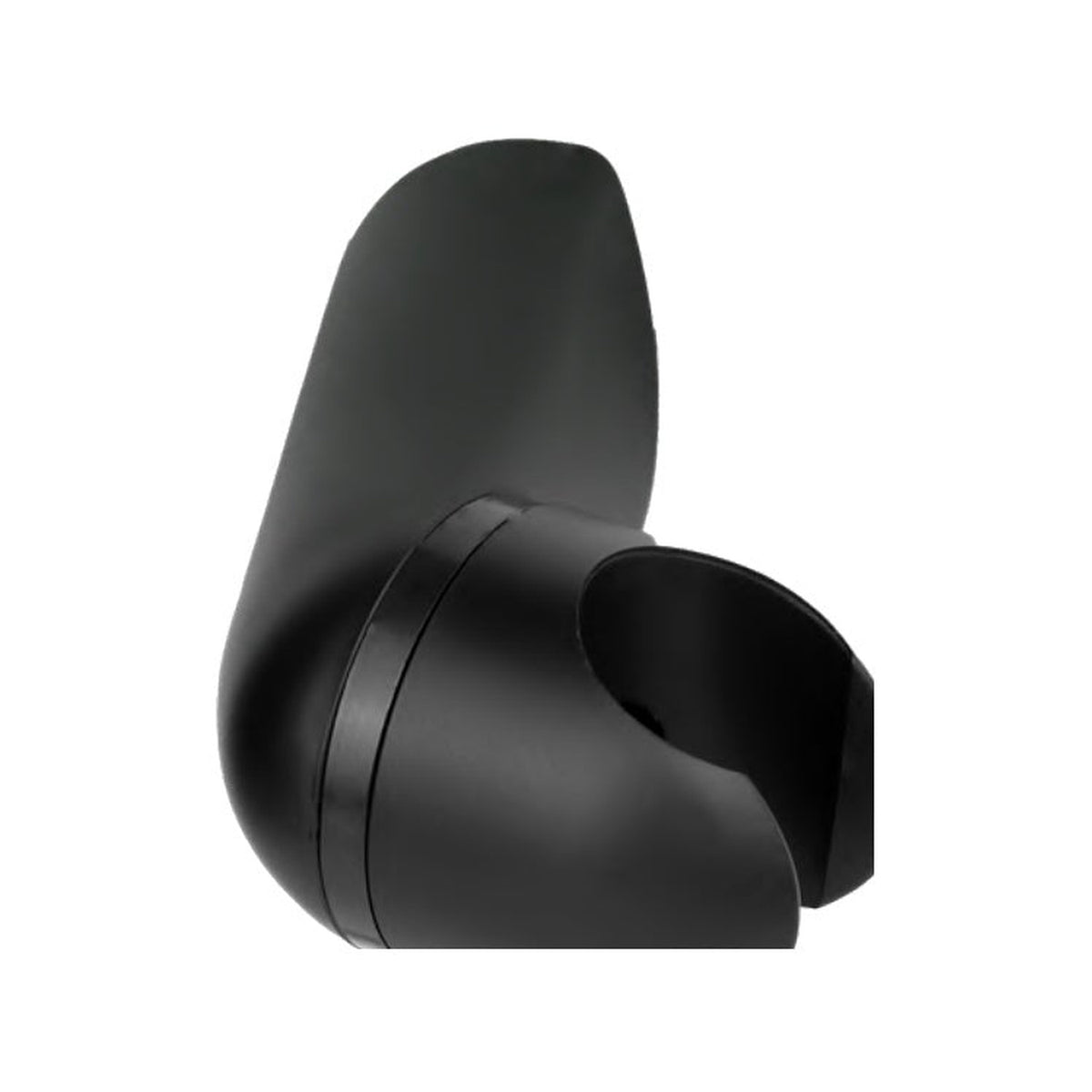 soporte ajustable negro para teleducha sobre fondo blanco