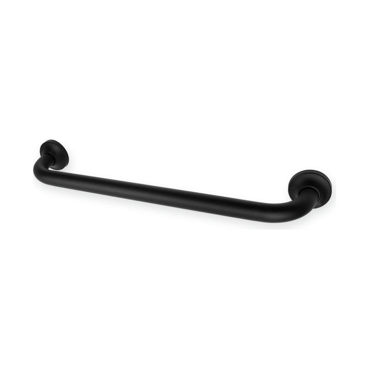 Barra de seguridad antideslizante negra de 45 cm vista individual completa sobre fondo blanco