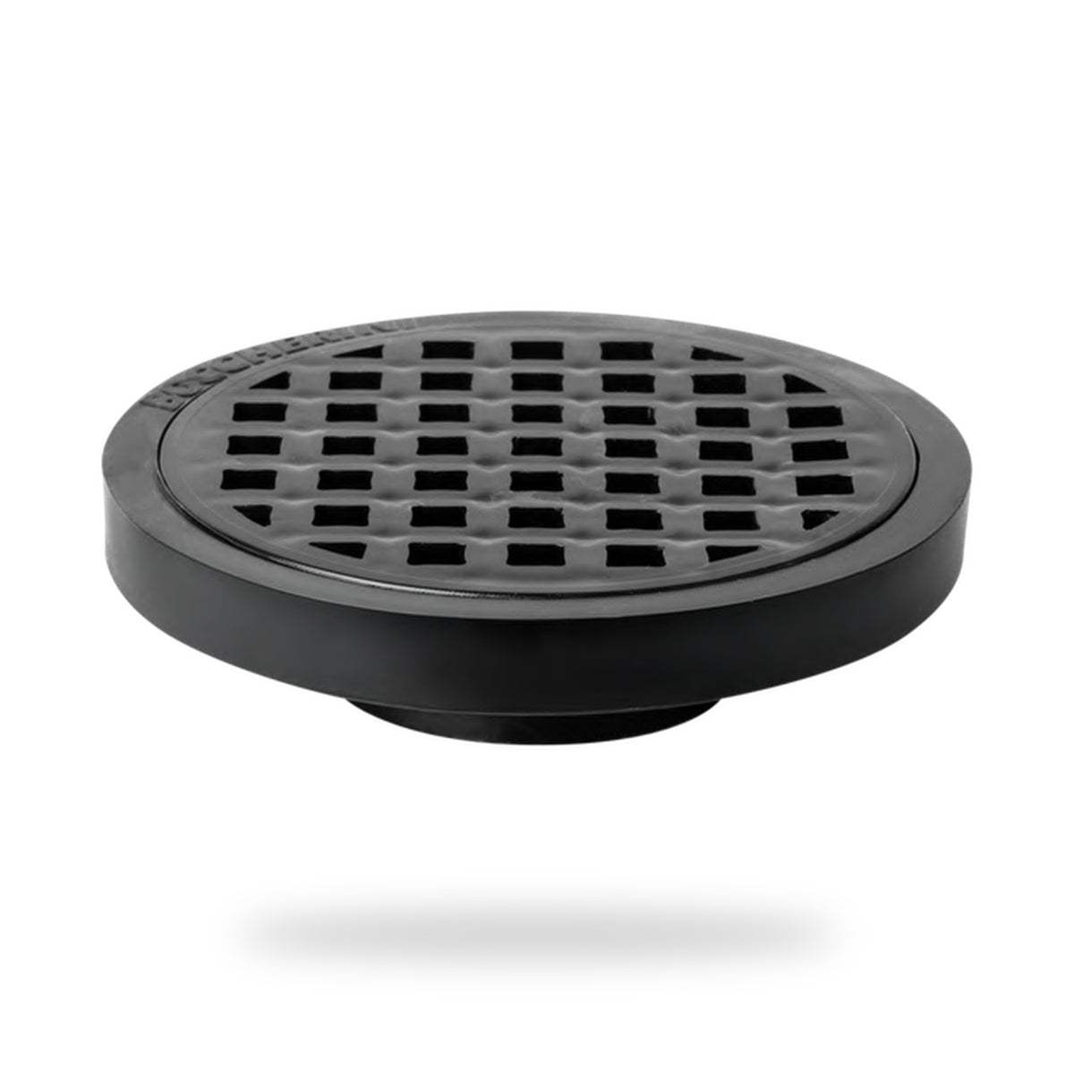 Rejilla De Piso En PVC Negra Con Cuadrícula Compacta 3 × 1,5 cm - producto sobre fondo blanco