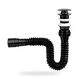 Sifón Flexible Con Push Para Lavamanos Negro - imagen 3