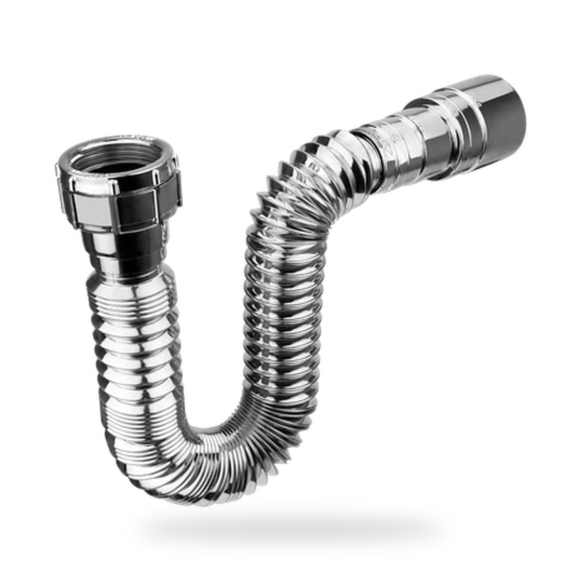 Sifón Flexible Cromado De Una Salida Línea Económica - imagen 3