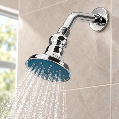 Regadera en ABS 9 cm cromada