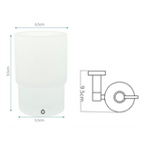 Vista complementaria 4 de Portavaso para Baño en Acero Inoxidable 201