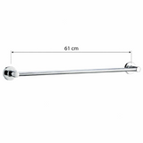 Vista complementaria 2 de Toallero de Barra Swertt Cromado de 61 cm