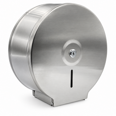 Dispensador de Papel Higiénico Industrial Acero 304 Ø27 cm