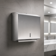 Dispensador interfoliado instalado en un baño institucional