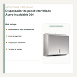 Llave y kit de anclaje incluidos con el dispensador