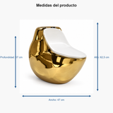 Medidas del Sanitario 3D Oro 1010G: ancho 47 cm, alto 62,5 cm, profundidad 67 cm