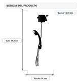 Medidas del producto: Ducha Eléctrica Victory Salón De Belleza Negra 110V