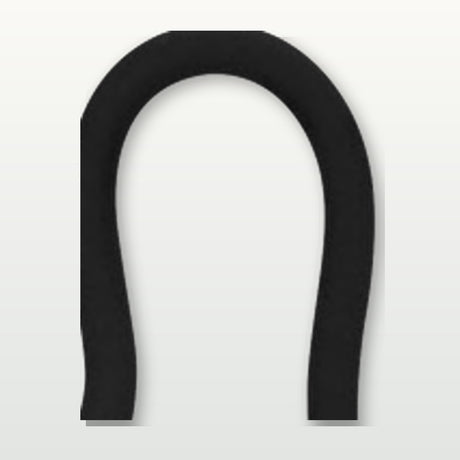 Llave sencilla escualizable de pared en ABS negro