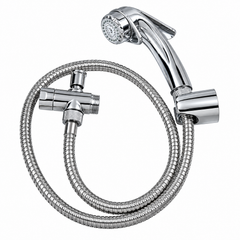 Bidet Árabe de Mano Cromado con Flexible 1 m