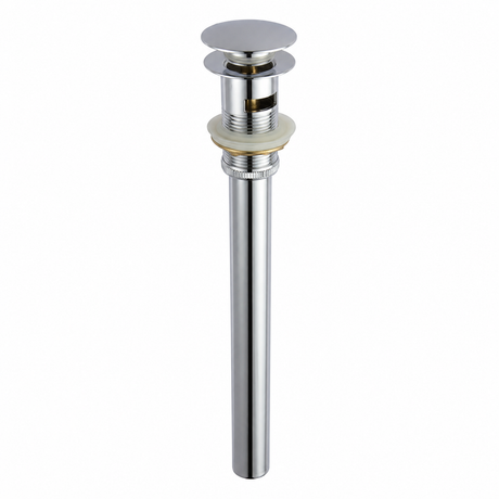 Desagüe Metálico Click-Clack con Rebose de 1 1/4 Pulgadas