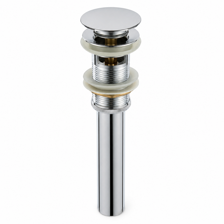 Desagüe Metálico Click-Clack de Cabeza Grande sin Rebose de 1 1/4 Pulgadas
