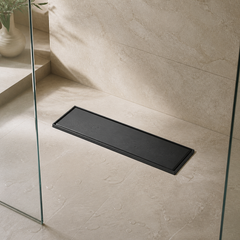 Desagüe Lineal Invisible Negro de 30 × 10 cm