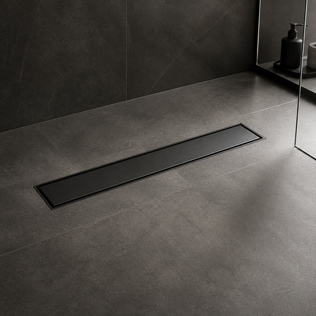 Desagüe Lineal Invisible Negro de 30 × 10 cm