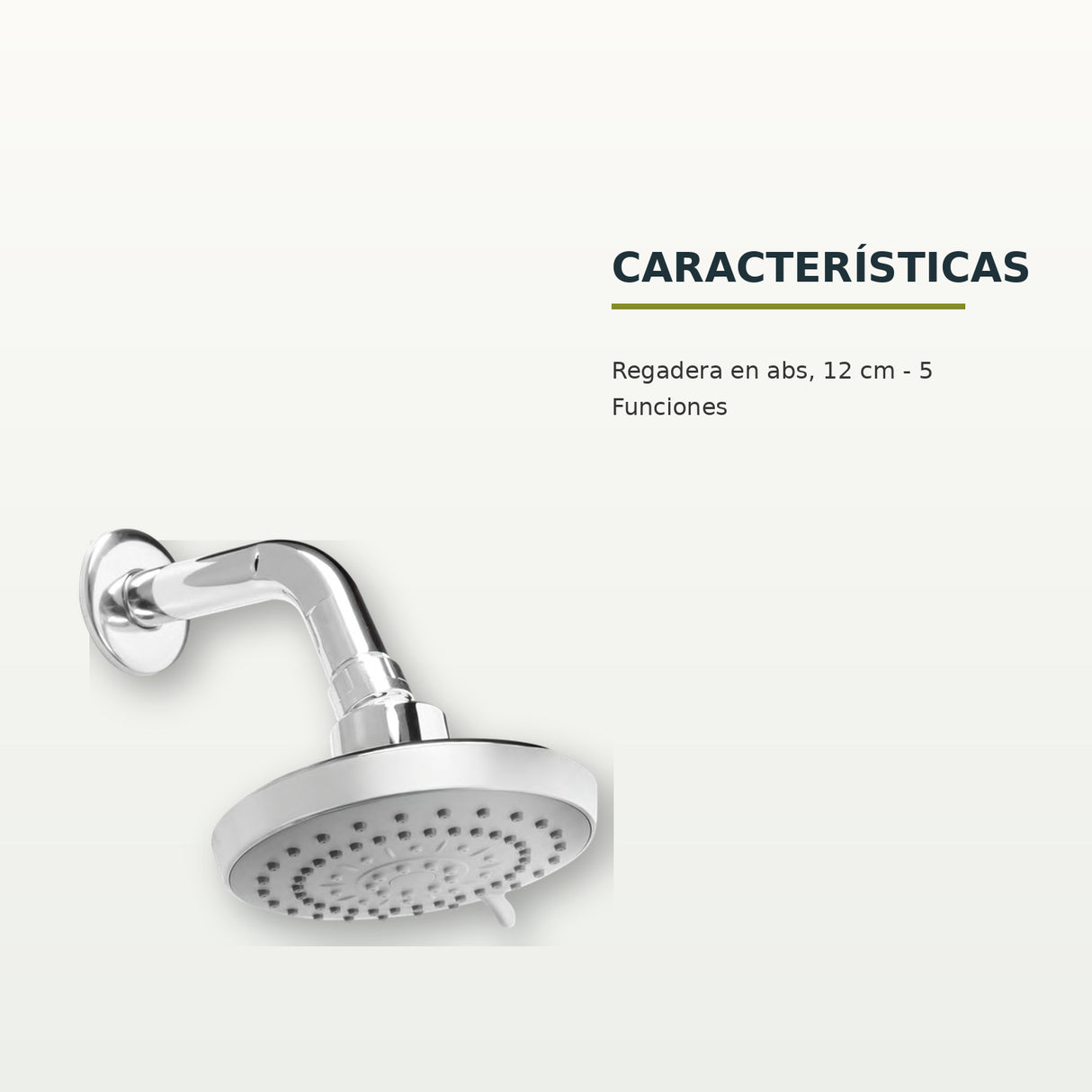 AG-HD04: características confirmadas de la regadera
