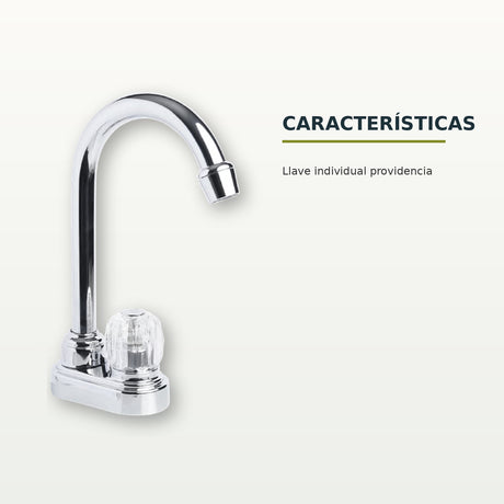 Llave individual para cocina Providencia cromada