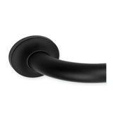 Barra de seguridad antideslizante negra de 35 cm detalle del dise�o y acabado