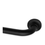 Barra de seguridad antideslizante negra de 45 cm detalle del dise�o y acabado