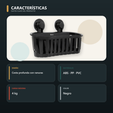 Características principales de organizador sencillo de baño