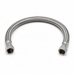 Manguera Flexible para Calentador de Agua Hembra-Hembra 1/2" x 60 cm