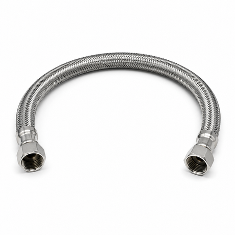 Manguera Flexible para Calentador de Agua Hembra-Hembra 1/2" x 60 cm