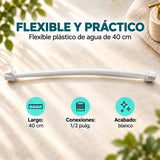 Flexible Plástico de Agua 1/2" x 40 cm - características