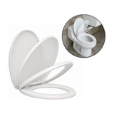 Tapa Asiento Sanitario Alongado Blanco Caida Lenta - imagen 6