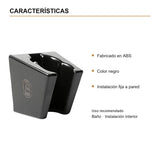 Características verificadas — Soporte Fijo para Teleducha en ABS Negro