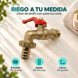 Llave de jardín con palanca corta ficha de características