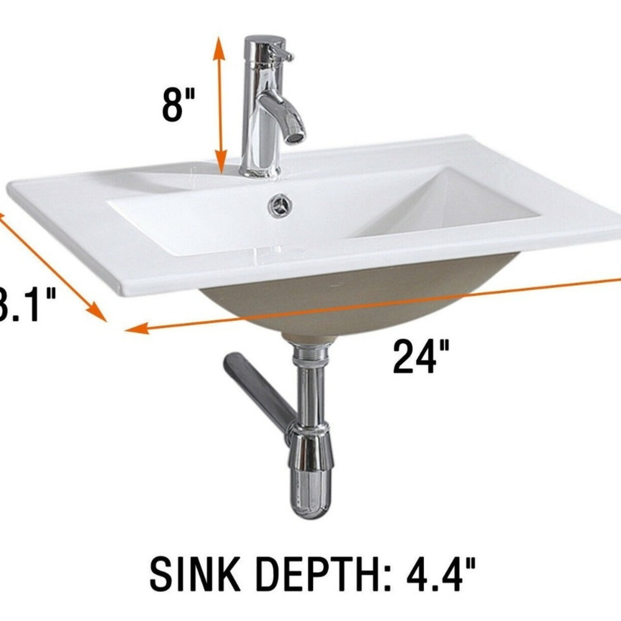 Kit Lavamanos 60x47 De Mueble-griferia Y Desagüe Sifón Tames