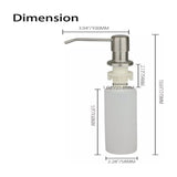 Dispensador De Jabón Para Cocina Metálico Con Cuerpo En Abs - imagen 9
