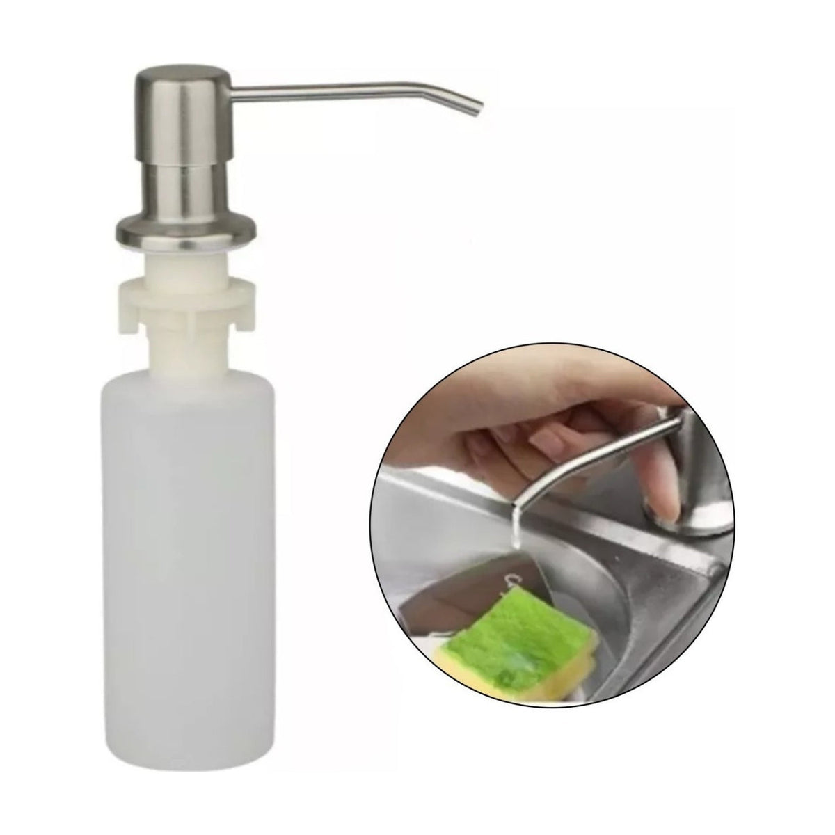 Dispensador De Jabón Para Cocina Metálico Con Cuerpo En Abs - imagen 10