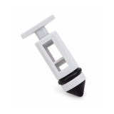 Émbolo de repuesto para válvula de entrada sobre fondo blanco, producto completo.