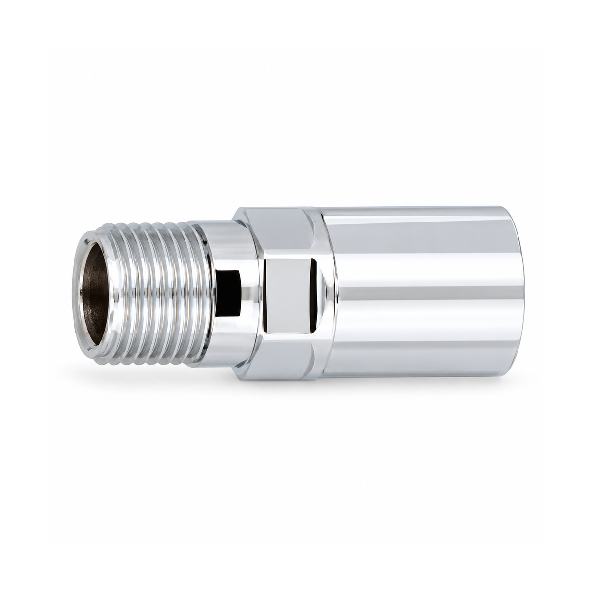 Adaptador de extensión para llaves de 6 cm sobre fondo blanco, producto completo.