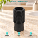 Prensasello para registro económico. Aplicación: Registro económico. Cuerpo: Tubular. Diseño: Rosca exterior.