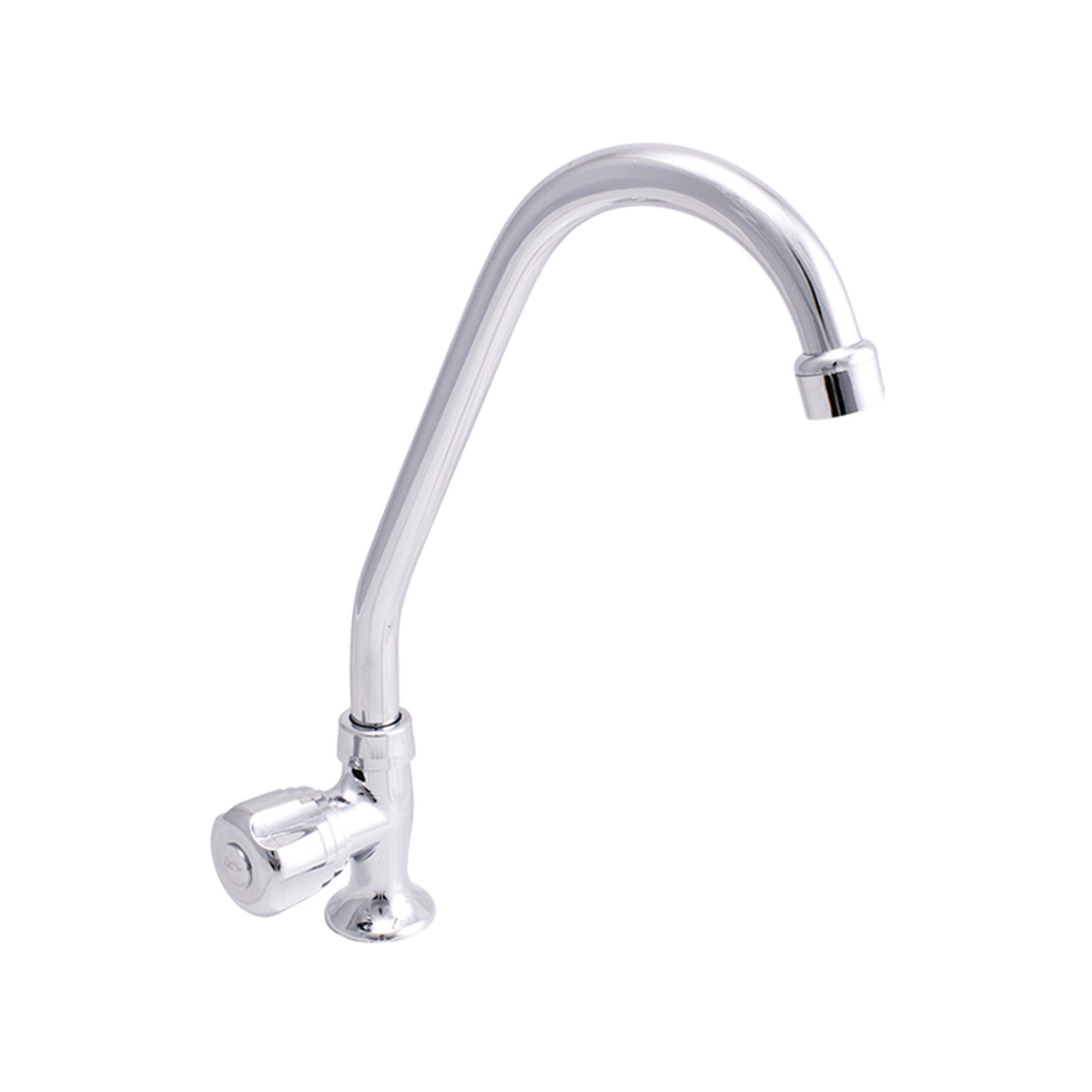 Vista del producto Llave individual para lavaplatos de mesa Aqua cromada