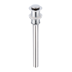 Desagüe push largo sin rebose con salida de 31,7 mm