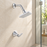 Conjunto registro de ducha Slim cromado — ambientación principal
