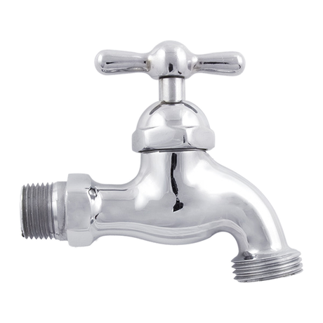 Llave para manguera superpesada cromada de media pulgada
