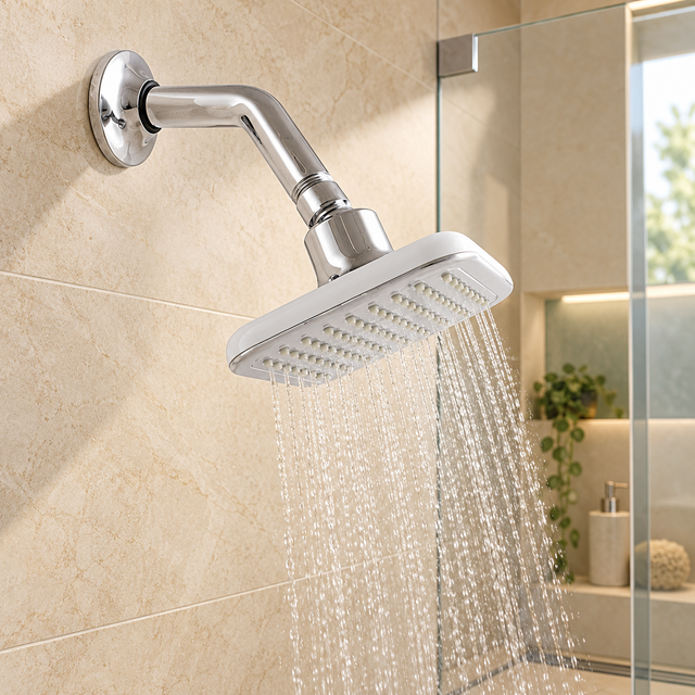 Ambientación de Regadera para ducha Alma cromada