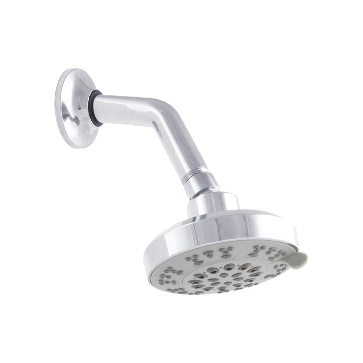 Vista del producto Regadera para ducha Alba de 5 funciones cromada
