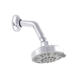 Vista del producto Regadera para ducha Alba de 5 funciones cromada