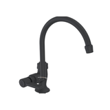 Vista del producto Llave individual para lavaplatos de mesa Almaguer negro mate