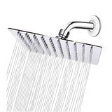 Regadera Cuadrada inoxidable de Lujo 20 cm