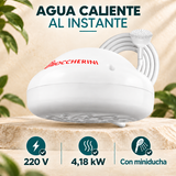 Ducha Premium Zent blanca 220 V, 4,18 kW y miniducha