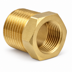 Buje Reductor de Latón Macho 3/4" a Hembra 1/2"