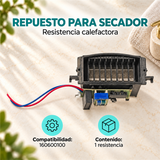 Resistencia Calefactora para Secador de Manos 160600100: características principales