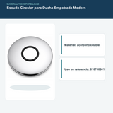 Compatibilidad documentada del escudo circular con la referencia 010700601
